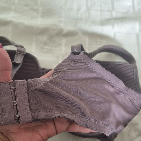 Kathy Ireland Mauve Striped Bra - Picture 9 of 16